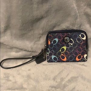 Navy blue Coach wallet